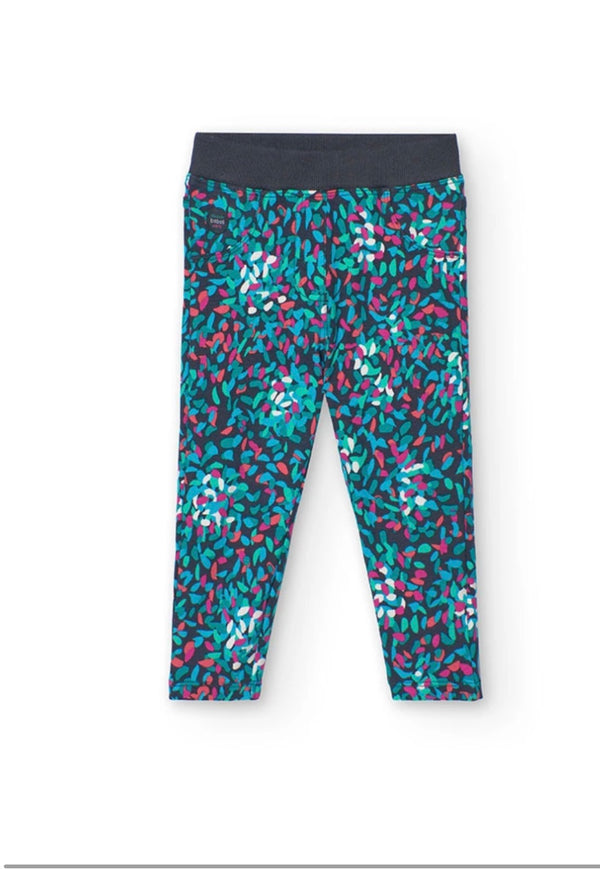 Boboli Girls green/multi leggings