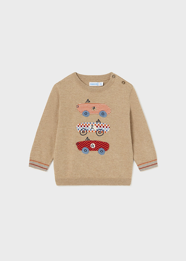 Mayoral Baby Boy racing car sweater