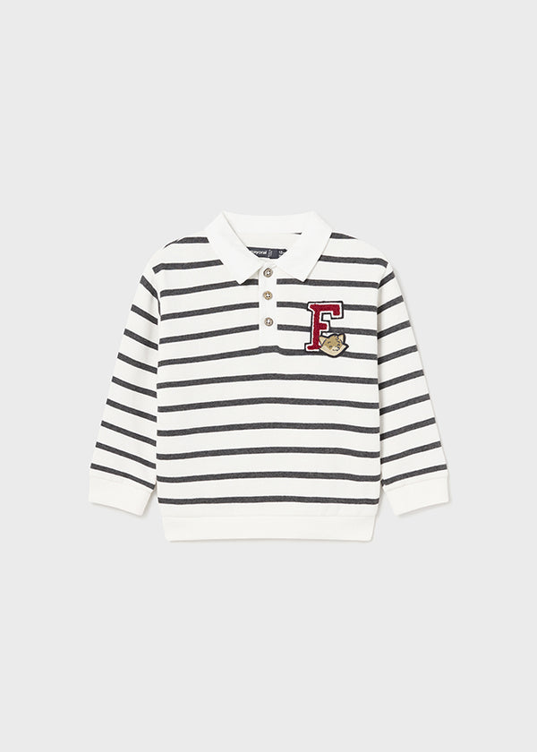 Mayoral Baby Boy striped polo