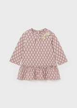 Mayoral baby girl Rose knit dress