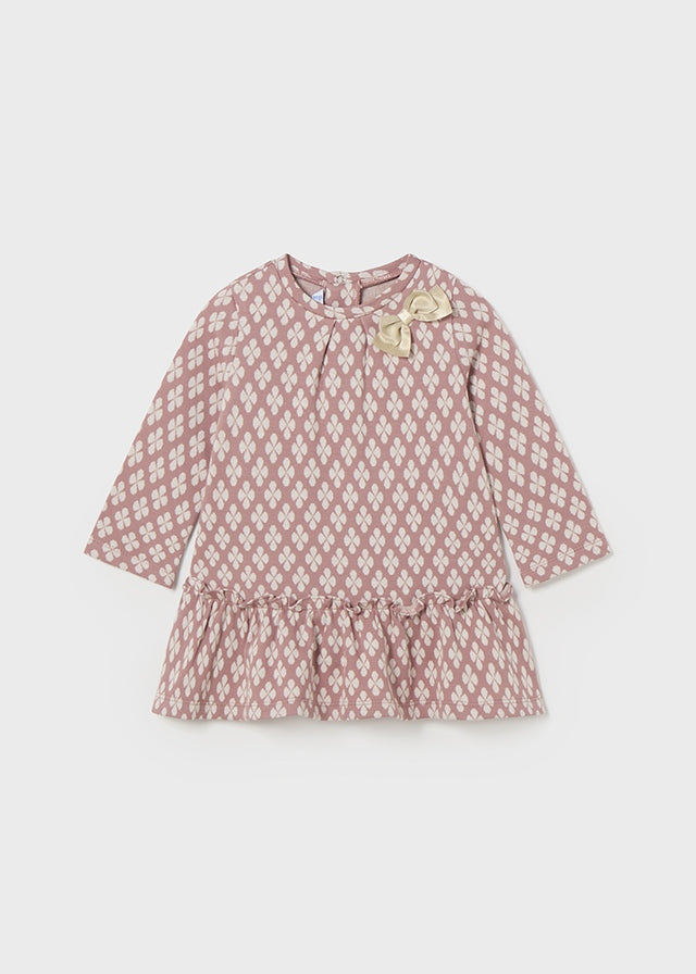 Mayoral baby girl Rose knit dress