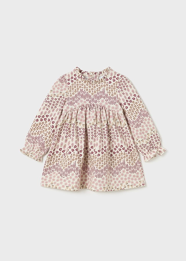 Mayoral baby girl multi print dress