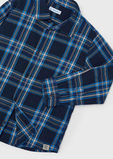 Mayoral blue check shirt