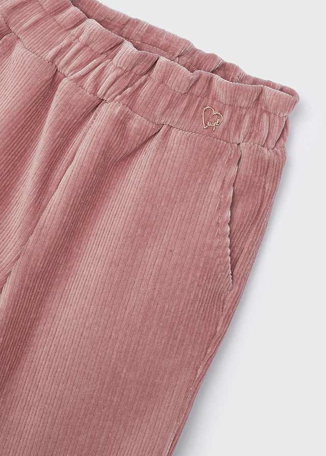 Mayoral pink velour pants