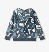 Hatley dinosaur hoodie fleece