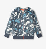 Hatley dinosaur hoodie fleece