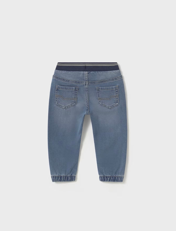 Mayoral Baby Boy denim joggers