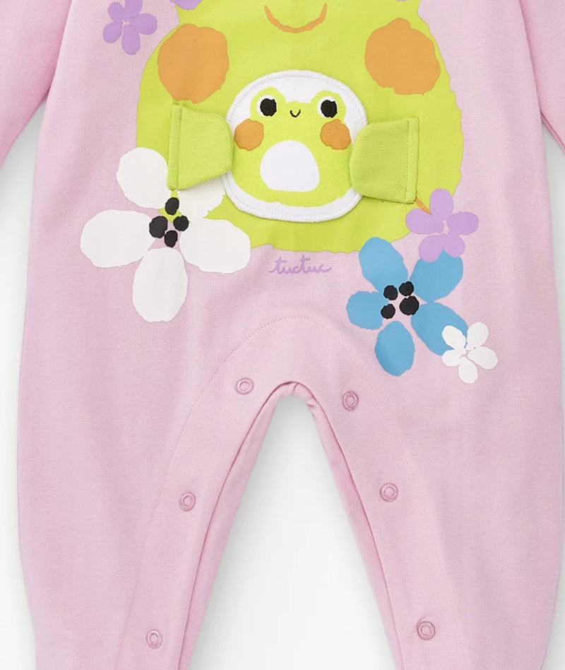 TucTuc pink frog romper