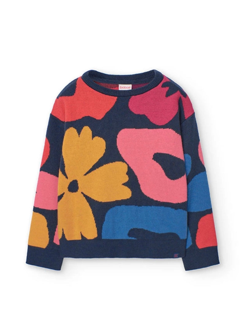 Boboli Girl flower jumper