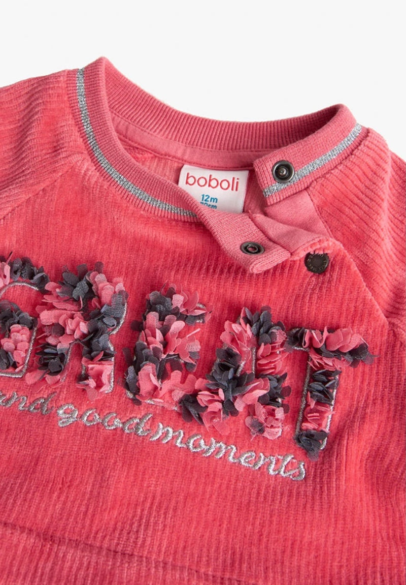 Boboli Girls pink dress