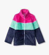 Hatley girls striped fleece