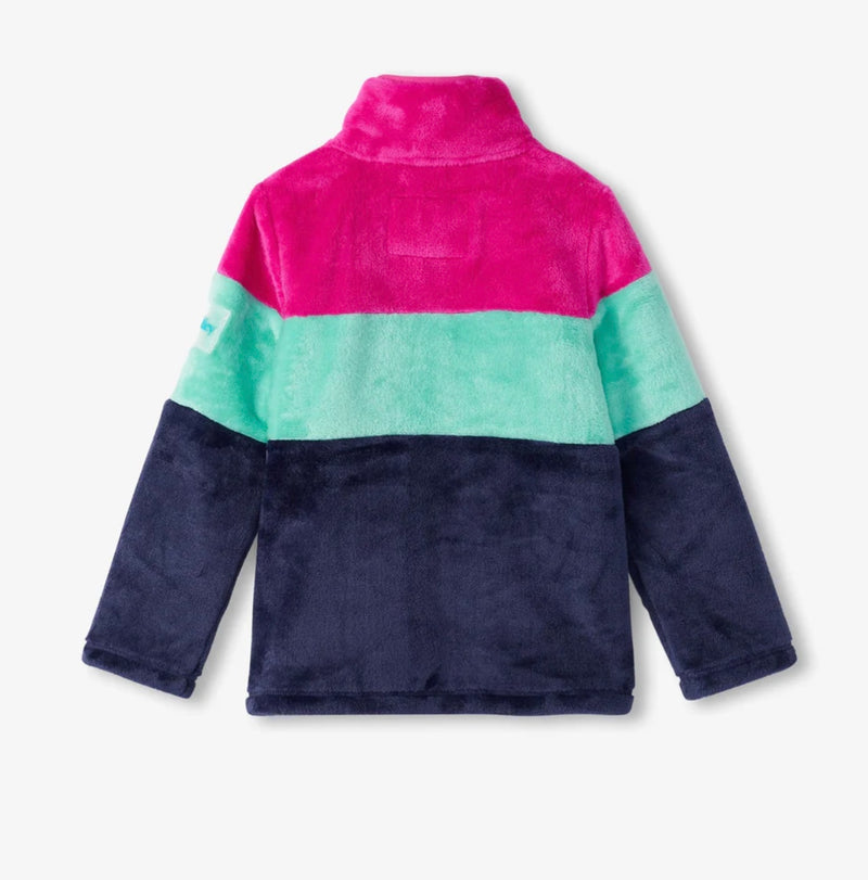 Hatley girls striped fleece