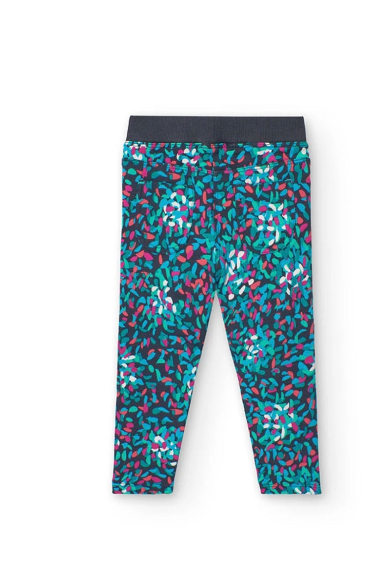 Boboli Girls green/multi leggings