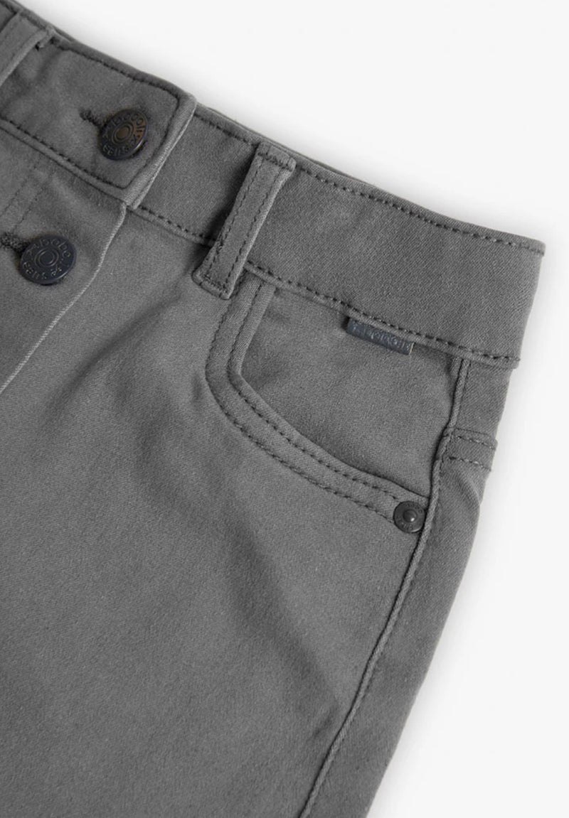 Boboli Girl grey denim skirt