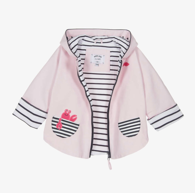 Weekend a La Mer pink Raincoat Cape