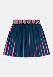 Billieblush Girl Navy pleated skirt